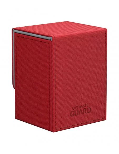 es::Ultimate Guard Flip Deck Case 80+ Caja de Cartas Tamaño Estándar XenoSkin Rojo