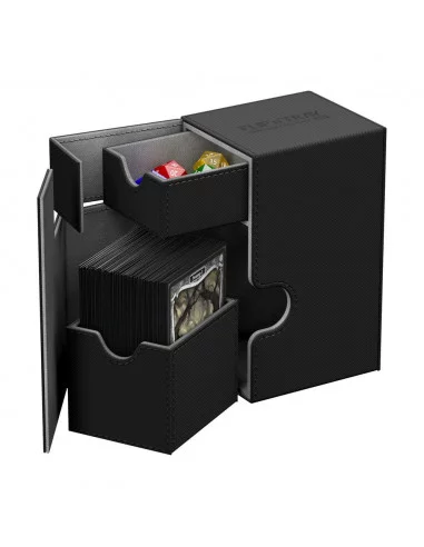 es::Ultimate Guard Flip´n´Tray Deck Case 80+ Caja de Cartas Tamaño Estándar XenoSkin Negro