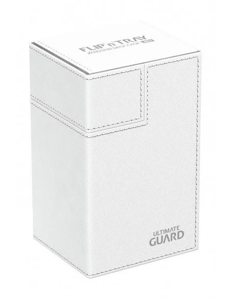es::Ultimate Guard Flip´n´Tray Deck Case 80+ Caja de Cartas Tamaño Estándar XenoSkin Blanco