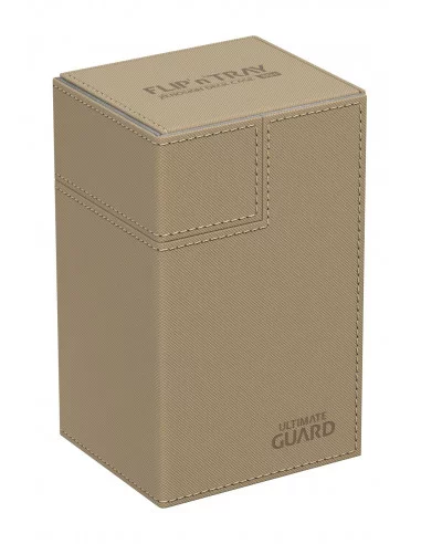es::Ultimate Guard Flip´n´Tray Deck Case 80+ Caja de Cartas Tamaño Estándar XenoSkin Beige