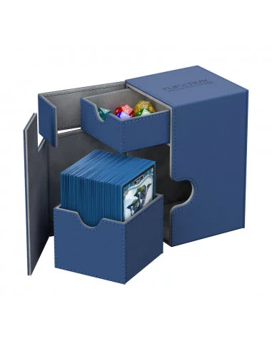 es::Ultimate Guard Flip´n´Tray Deck Case 100+ Caja de Cartas Tamaño Estándar XenoSkin Azul