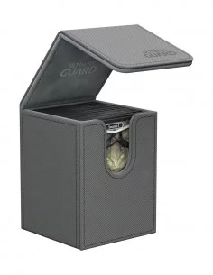 es::Ultimate Guard Flip Deck Case 100+ Caja de Cartas Tamaño Estándar XenoSkin Gris