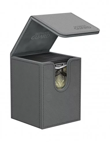 es::Ultimate Guard Flip Deck Case 100+ Caja de Cartas Tamaño Estándar XenoSkin Gris