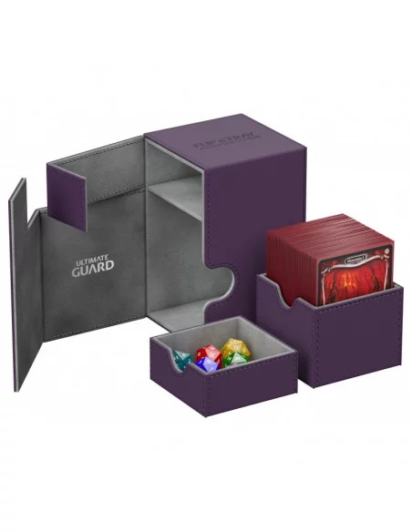 es::Ultimate Guard Flip´n´Tray Deck Case 100+ Caja de Cartas Tamaño Estándar XenoSkin Violeta