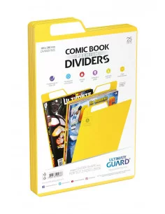 es::Ultimate Guard Premium Comic Book Dividers Separadores para Cómics Amarillo 25