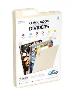 es::Ultimate Guard Premium Comic Book Dividers Separadores para Cómics Beige 25