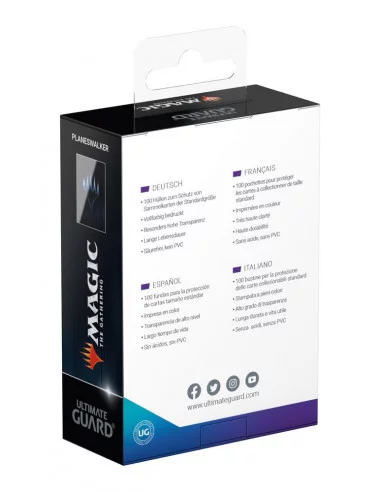 es::Magic the Gathering Printed Sleeves Tamaño Estándar Planeswalker 100