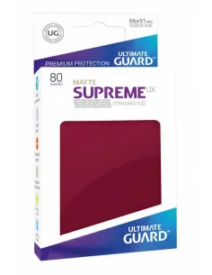 es::Ultimate Guard Supreme UX Sleeves Fundas de Cartas Tamaño Estándar Borgoña Mate 80