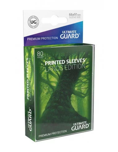 es::Ultimate Guard Printed Sleeves Fundas de Cartas Tamaño Estándar Lands Edition Bosque I 80