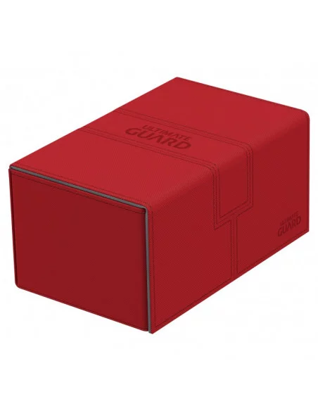 es::Ultimate Guard Twin Flip´n´Tray Deck Case 160+ Caja de Cartas Tamaño Estándar XenoSkin Rojo