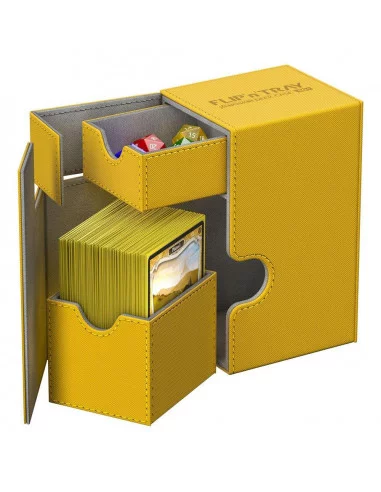 es::Ultimate Guard Flip´n´Tray Deck Case 80+ Tamaño Estándar XenoSkin™ Ámbar