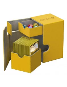 es::Ultimate Guard Flip´n´Tray Deck Case 100+ Tamaño Estándar XenoSkin™ Ámbar