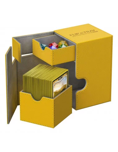 es::Ultimate Guard Flip´n´Tray Deck Case 100+ Tamaño Estándar XenoSkin™ Ámbar