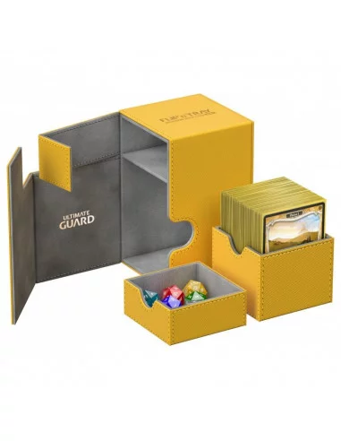 es::Ultimate Guard Flip´n´Tray Deck Case 100+ Tamaño Estándar XenoSkin™ Ámbar