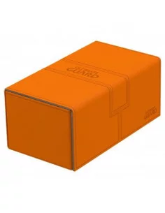 es::Ultimate Guard Twin Flip´n´Tray Deck Case 200+ Caja de Cartas Tamaño Estándar XenoSkin Naranja 2