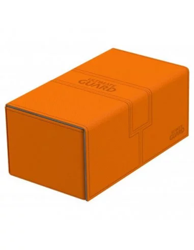 es::Ultimate Guard Twin Flip´n´Tray Deck Case 200+ Caja de Cartas Tamaño Estándar XenoSkin Naranja