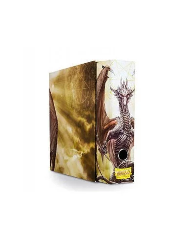es::Dragon Shield Álbum Blanco 3 Anillas con slipcase para hojas con bolsillos