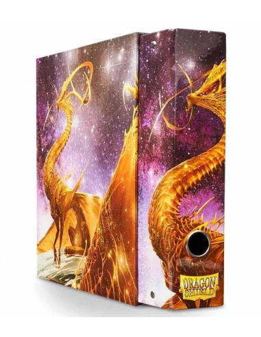 es::Dragon Shield Álbum Oro 3 Anillas con slipcase para hojas con bolsillos