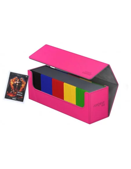 es::Ultimate Guard Arkhive 400+ Caja de Cartas Tamaño Estándar XenoSkin™ Fucsia
