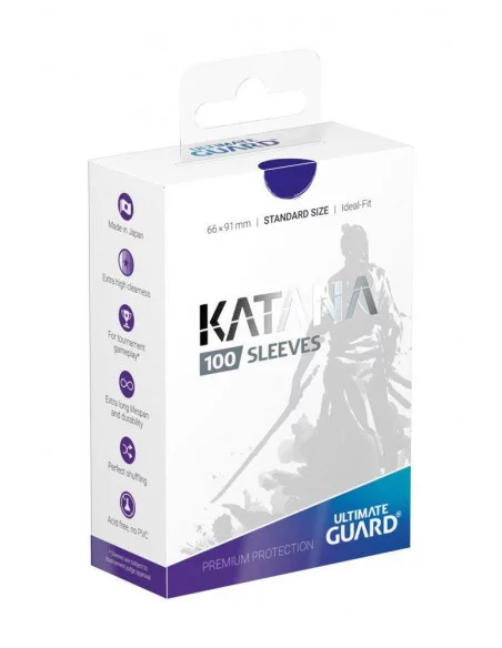 es::Ultimate Guard Katana Sleeves Tamaño Estándar Azul100 fundas para cartas
