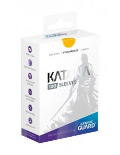 es::Ultimate Guard Katana Sleeves Tamaño Estándar Amarillo 100 fundas para cartas