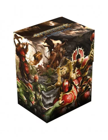 es::Warhammer Age of Sigmar: Champions Basic Deck Case 80+ Tamaño Estándar Chaos vs. Destruction