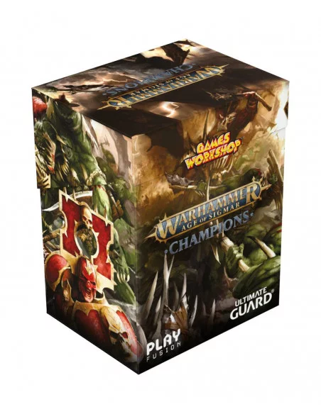 es::Warhammer Age of Sigmar: Champions Basic Deck Case 80+ Tamaño Estándar Chaos vs. Destruction