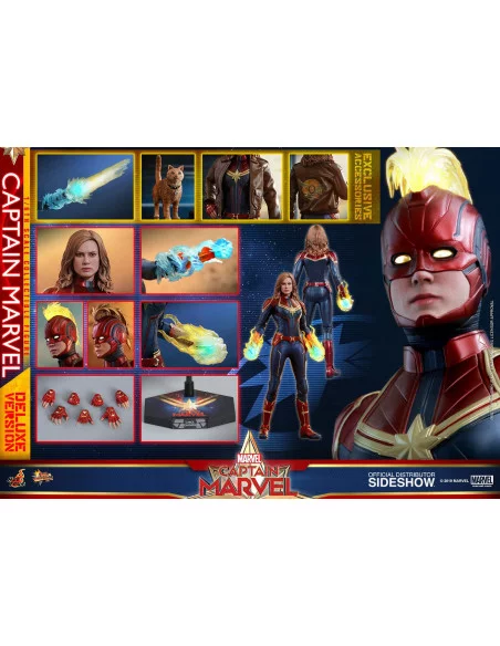 es::Captain Marvel Figura1/6 Captain Marvel Deluxe ver. Hot Toys 29 cm