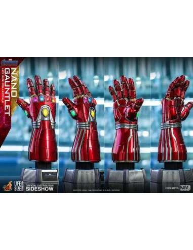 es::Vengadores: Endgame réplica Life-Size Masterpiece 1/1 Nano Gauntlet Hot Toys 52 cm