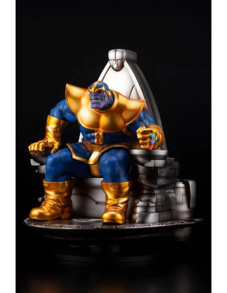 es::Marvel Fine Art Estatua 1/6 Thanos on Space Throne 45 cm