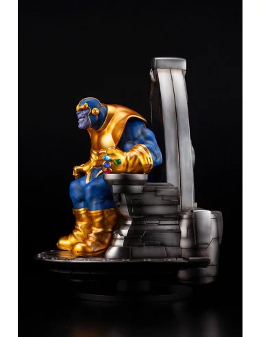 es::Marvel Fine Art Estatua 1/6 Thanos on Space Throne 45 cm