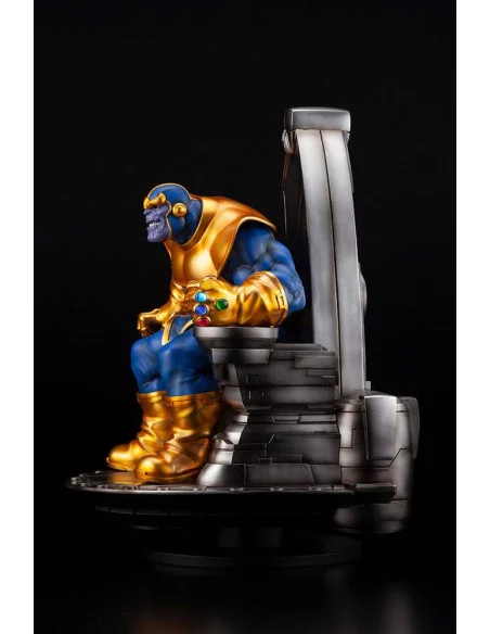 es::Marvel Fine Art Estatua 1/6 Thanos on Space Throne 45 cm