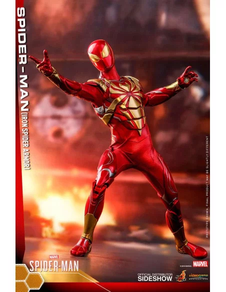 es::Marvel's Spider-Man Figura Video Game Masterpiece 1/6 Iron Spider Armor Spider-Man Hot Toys 30 cm
