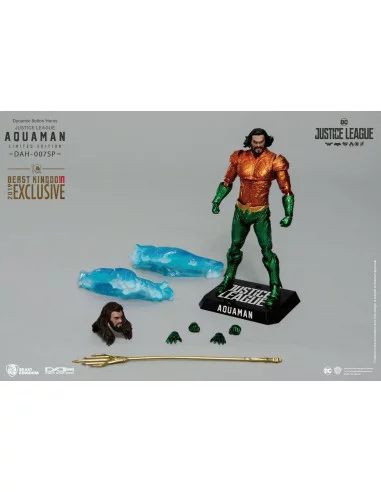 es::Justice League Dynamic 8ction Heroes Action Figure 1/9 Aquaman SDCC 2019 20 cm EMBALAJE DAÑADO