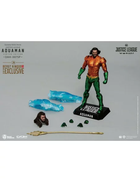 es::Justice League Dynamic 8ction Heroes Action Figure 1/9 Aquaman SDCC 2019 20 cm EMBALAJE DAÑADO