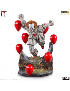 es::It Capítulo Dos Estatua 1/10 Deluxe Art Scale Pennywise 21 cm