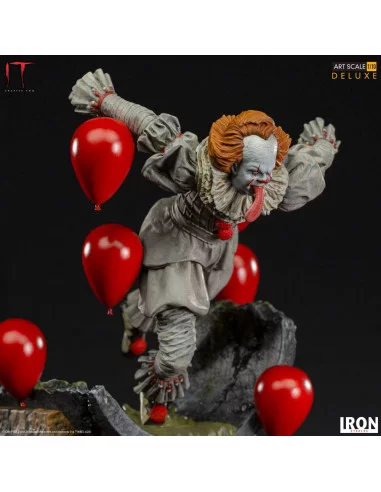 es::It Capítulo Dos Estatua 1/10 Deluxe Art Scale Pennywise 21 cm
