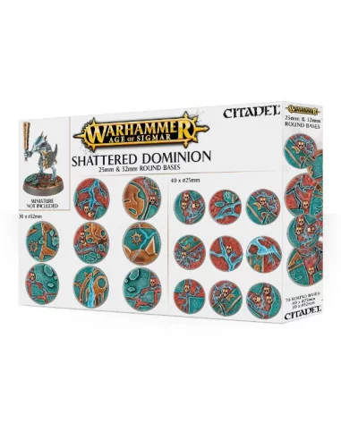 es::Peanas redondas de 25 y 32mm Shattered Dominion