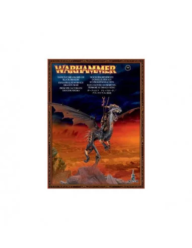 es::Príncipe oscuro en dragón negro - Warhammer