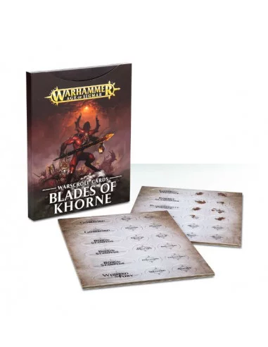 es::Warscroll Cards: Blades of Khorne Inglés - Warhammer