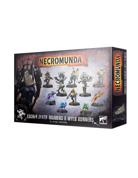 es::Necromunda: Banda Death-maidens y Wyld Runners de Escher