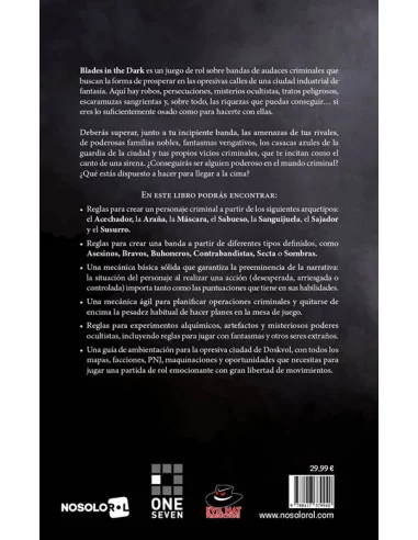 es::Blades in the Dark Juego de rol