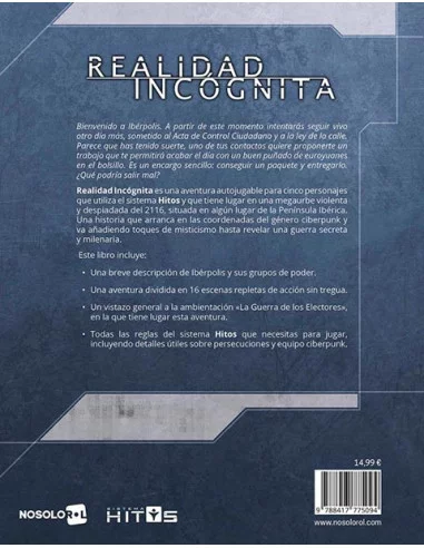 es::Realidad Incógnita-Aventura de rol