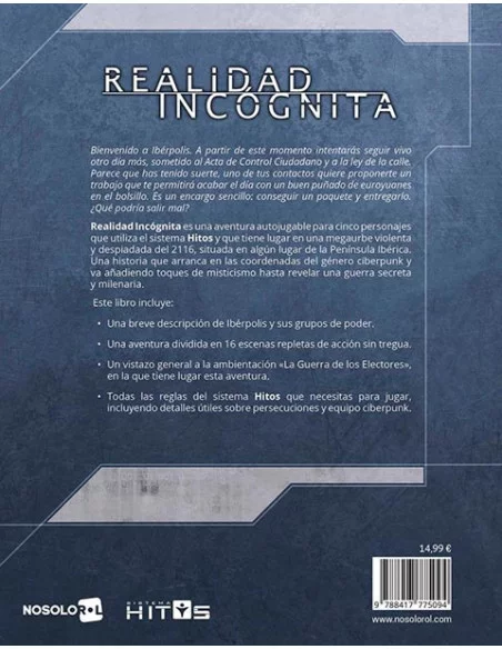 es::Realidad Incógnita-Aventura de rol