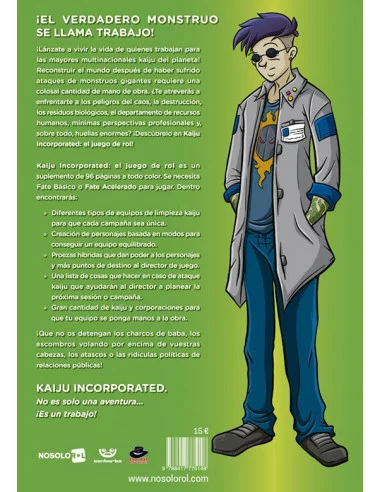 es::Mundos Fate: Kaiju Incorporated - Juego de rol