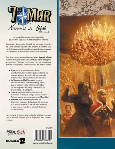 es::7º Mar: Naciones de Theáh Vol. 2 - Suplemento de Juego de rol-1