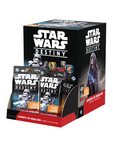 es::Star Wars Destiny. Espíritu de rebelión Display de 36 sobres de ampliación