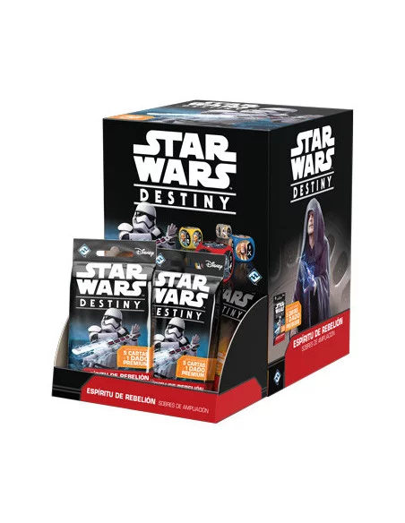 es::Star Wars Destiny. Espíritu de rebelión Display de 36 sobres de ampliación