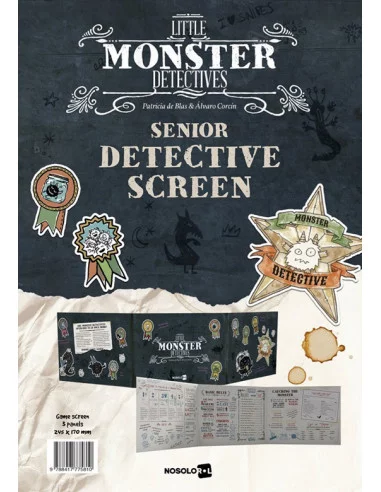 es::Litle Monster Detectives Senior Detective Screen - Juego de rol en inglés-0