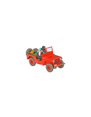 es::Tintín Vehículo 1/24 Jeep Rojo-0